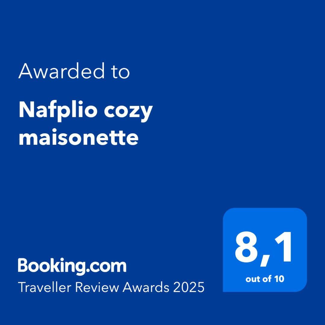 Nafplio Cozy Maisonette Bagian luar foto